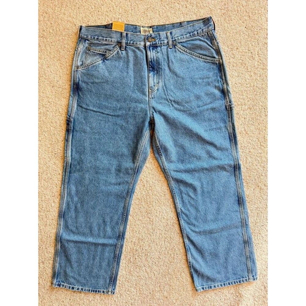 C.E. Schmidt Workwear Men's 42x30 Blue Relaxed Fit 5-Pocket Denim Work Jeans NWT